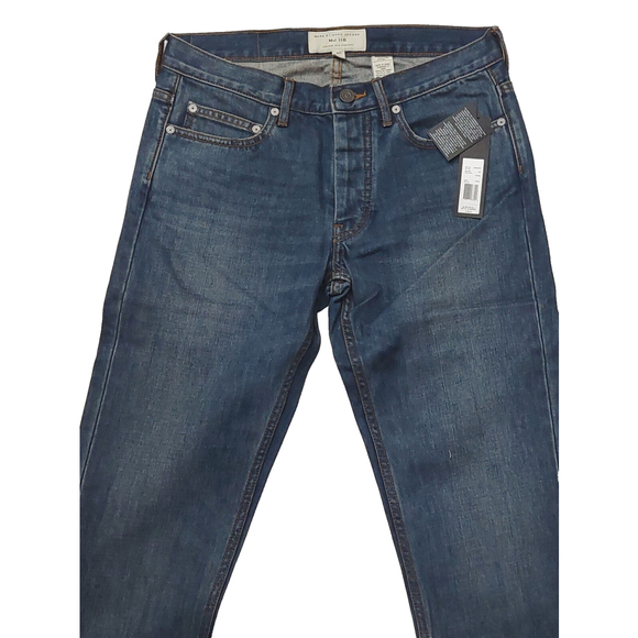 Marc by Marc Jacobs MJ 117 Low Rise Slim Tapered Indigo Blue Jeans 30x34 $198 - Picture 11 of 16